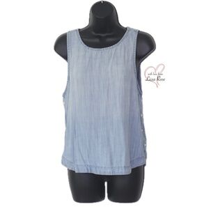 Helena Chambray Tank (Cloth & Stone for Anthropologie)